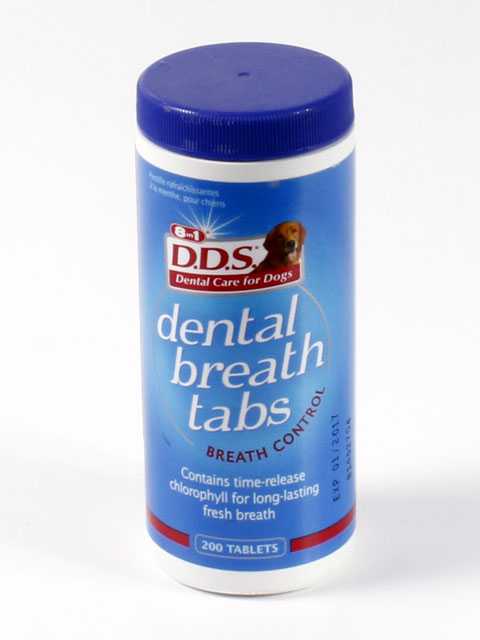 8in1 (8в1) DDS Dental Breath Tabs - Таблетки для освежения дыхания для собак со вкусом мяты
