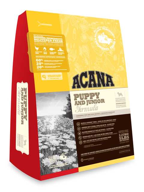 Acana (Акана) Puppy and Junior - Корм для щенков средних пород c Курицей