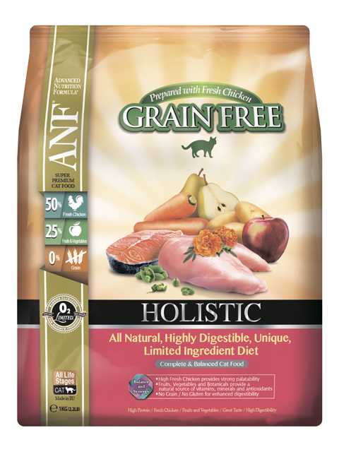 ANF Cat Holistic Grain Free Chicken - Корм для кошек беззерновой с Курицей