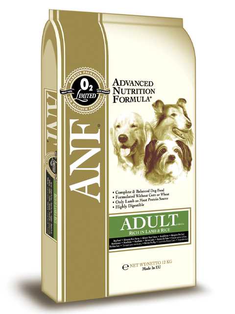 ANF Dog Adult Lamb and Rice - Корм для собак с Ягненком и Рисом