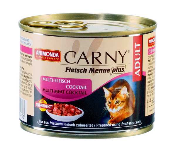 Animonda (Анимонда) Carny Adult - Корм для кошек Коктейль из разных сортов Мяса (Банка)