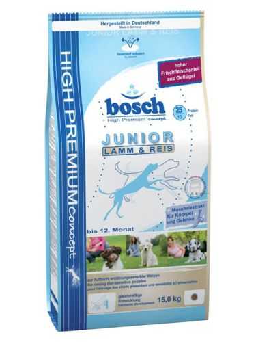 Bosch (Бош) Junior - Корм для щенков с чувствительным желудком с Ягнёнком и Рисом