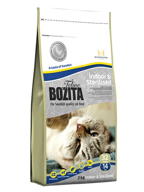 Bozita (Бозита) Funktion Adult Indor & Sterilised - Корм для домашних и стерилизованных кошек