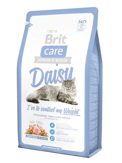 Brit (Брит) Care Cat Daisy - Корм для кошек, склонных к излишниму весу с Индейкой