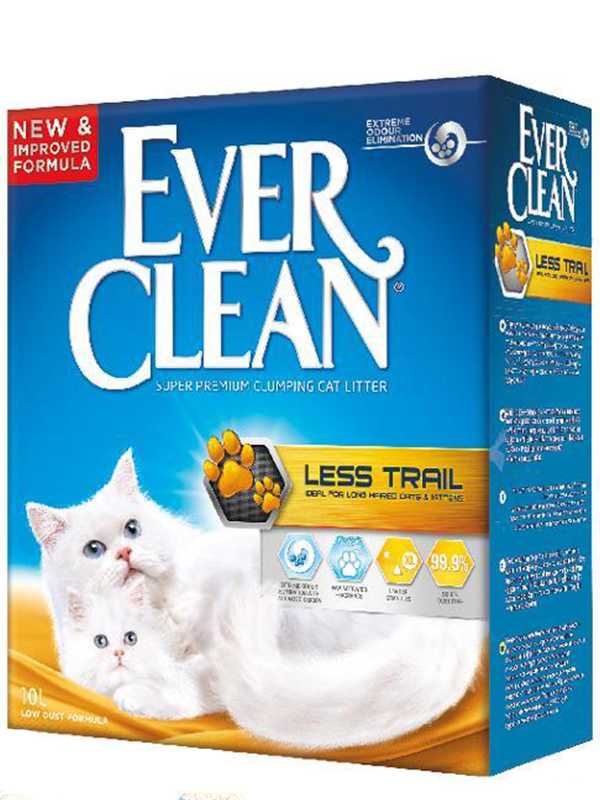 Ever Clean (Эвер Клин) Less Trail - Наполнитель для котят и длинношерстных кошек