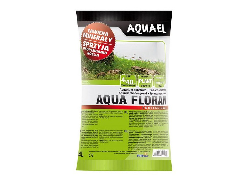 Грунт AQUA Floran 4L - Для аквариумных растений повышенной пористости