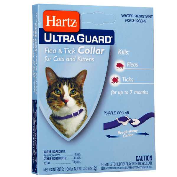 Hartz (Хартц) - Ошейник инсектоакарицидный для кошек и котят (15 г)