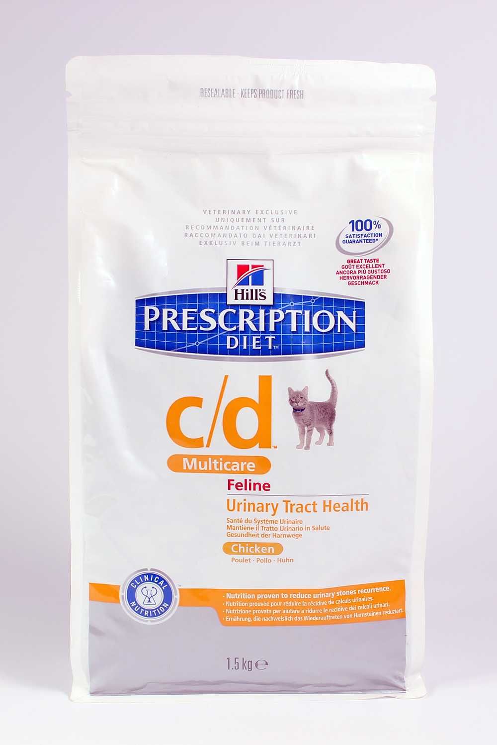 Hills (Хиллс) Prescription Diet c/d Multicare Feline - Корм для кошек с Курицей Лечение МКБ