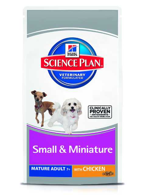 Hills (Хиллс) Science Plan Canine Senior Small&Miniature - Корм для пожилых собак миниатюрных пород 7+ с Курицей