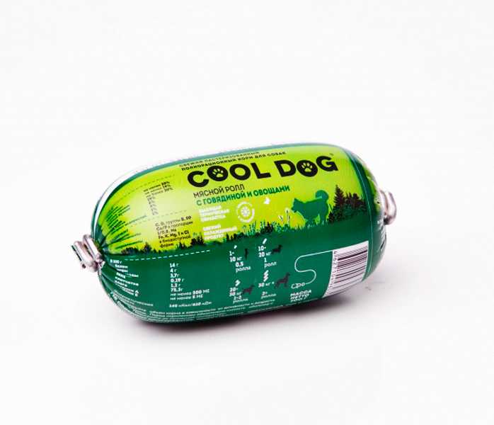 MiniMe (МиниМи) Cool Dog - Корм для собак Мясной ролл с Говядиной и Овощами