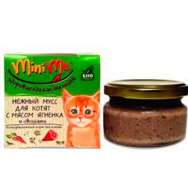MiniMe (МиниМи) - Корм для кошек Нежный паштет для котят с мясом Ягненка