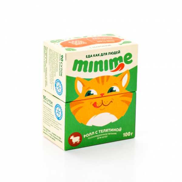 MiniMe (МиниМи) - Корм для котят Нежный паштет с Телятиной