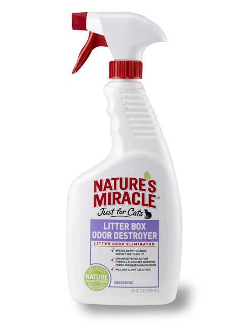 8in1 (8в1) Natures Miracle Litter Box Odor Destroyer - Уничтожитель запаха туалета для кошек