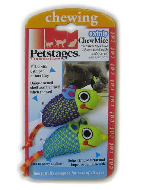 Petstages - Игрушка для кошек "Мышки" с кошачьей Мятой