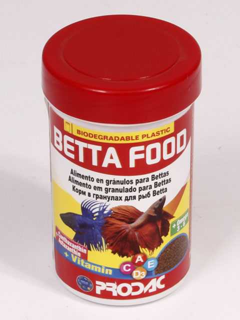 Корм для аквариумных рыб : Prodac Betta Food- Корм для Петушков (Гранулы)