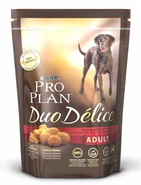 Pro Plan (ПроПлан) Duo Delice Adult - Сухой корм для собак Говядина с Рисом