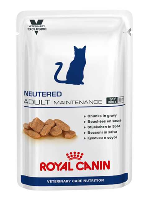 Royal Canin (Роял Канин) Neutered Adult Maintenance - Корм для кастрированных котов и кошек до 7 лет (Пауч)