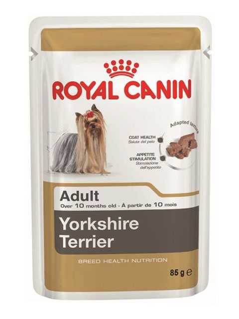 Royal Canin (Роял Канин) Yorkshire Terrier Adult - Корм для собак породы Йоркширский  терьер от 10 месяцев (Пауч)