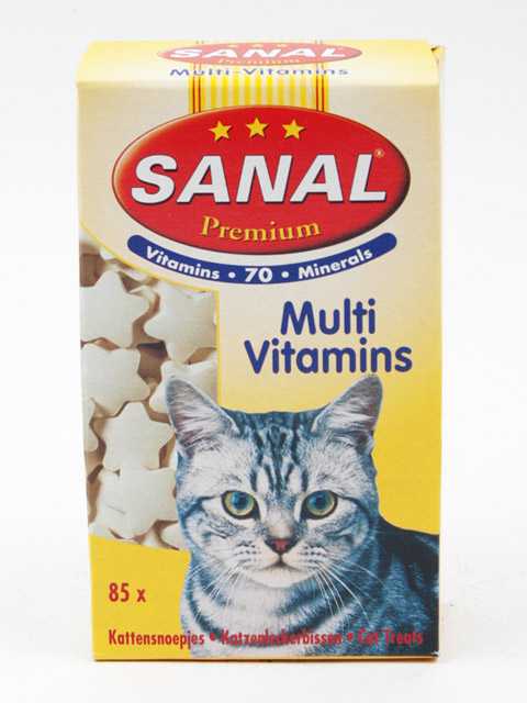 Sanal (Санал) MultiVitamins - Добавка в основному питанию для кошек с Мультивитаминами