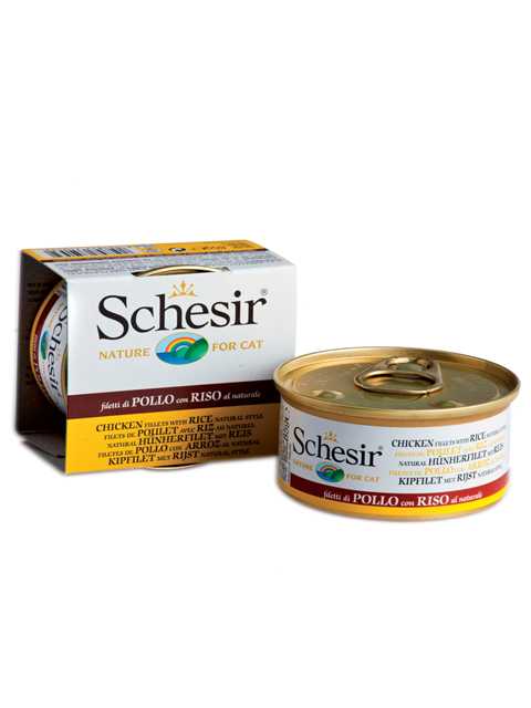 Schesir (Шезир) Pollo - Корм для кошек с Куриным филе и Рисом
