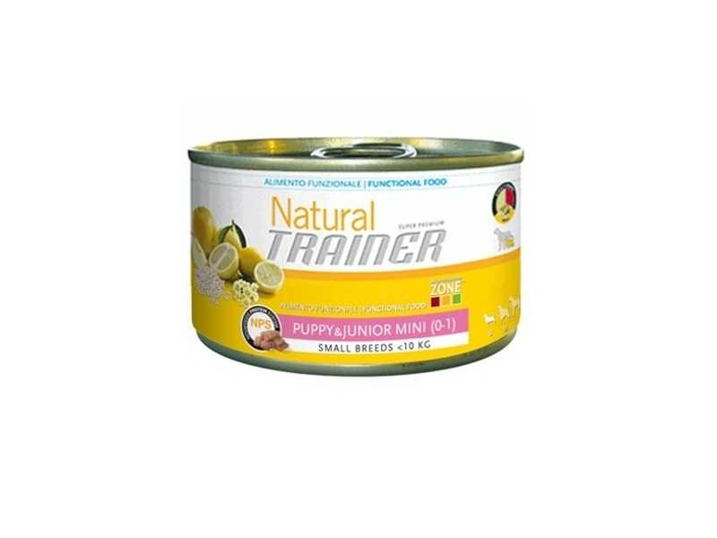 Trainer Natural (Трейнер) Puppy & Junior Mini - Корм для щенков и юниоров мелких пород (Банка)