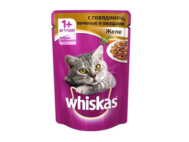 Whiskas (Вискас) - Желе с Говядиной и Печенью