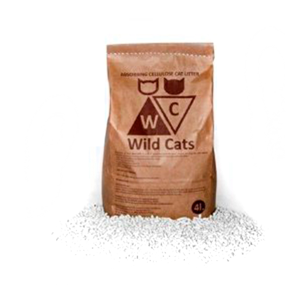 Wild Cats - Впитывающий бумажный наполнитель