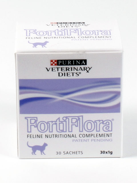 Купить Purina Veterinary Diets FortiFlora - Пурина для кошек для  нормализации микрофлоры ЖКТ - для кошек, котов или котят
