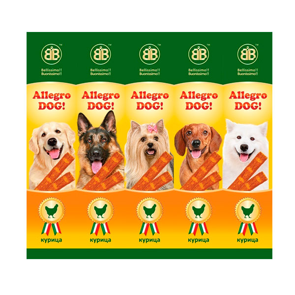 Allegro Dog (Аллегро Дог) - Колбаски для собак с Курицей
