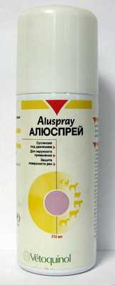 Алюспрей - для наружного применения для обработки ран у животных
