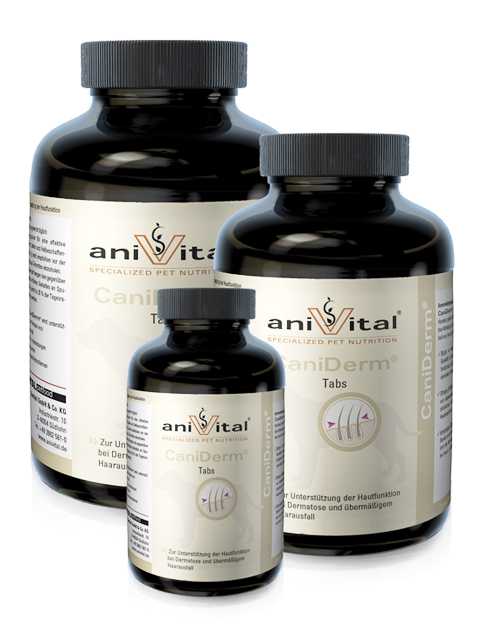 Anivital (Анивитал) CaniDerm - Дополнительное питание для собак улучшающее кожу и шерсть
