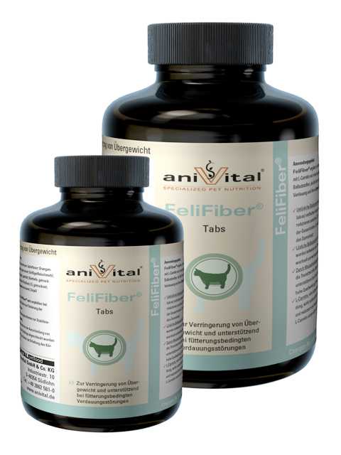 Anivital (Анивитал) FeliFiber - Дополнительное питание для кошек с избыточным весом с L-карнитином