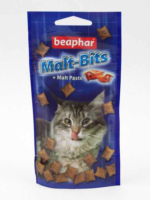 Beaphar (Беафар) - Хрустящие подушечки для Вывода комков Шерсти из желудка для Кошек