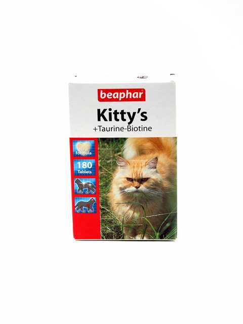 Beaphar (Беафар) Kitty's+Taurin+Biotin - Витаминизированное лакомство для Кошек с Таурином и Биотином