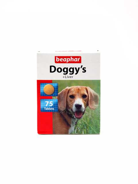 Beaphar (Беафар) Doggy's + Liver - Витаминизированное лакомство для Собак со вкусом Печени