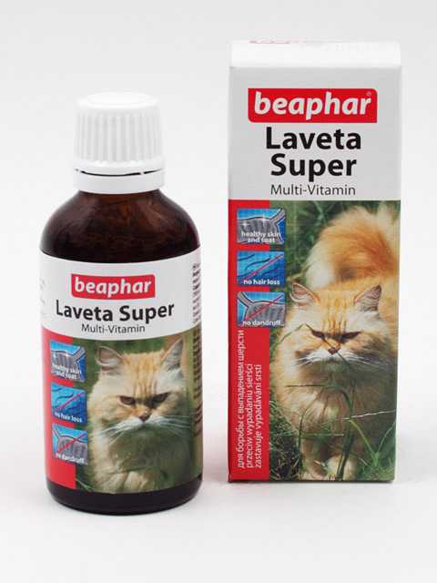 Beaphar (Беафар) Laveta Super for Cats - Витамины для шерсти Кошкам