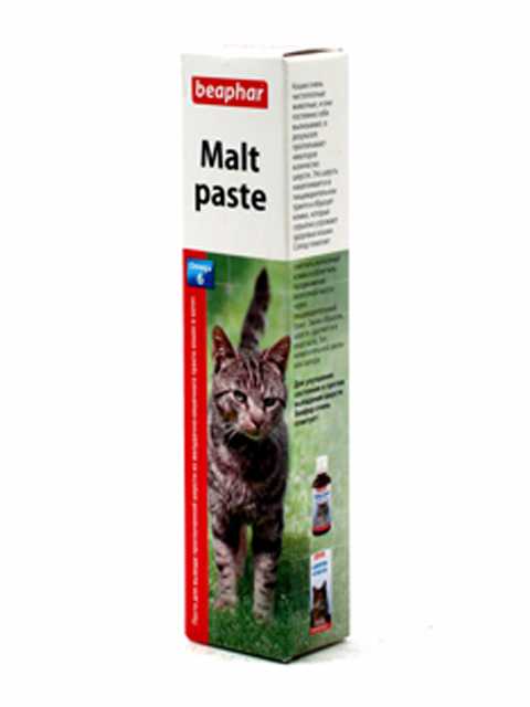 Beaphar (Беафар) Malt Paste - Мальт-паста для Выведения шерсти из желудка Кошек