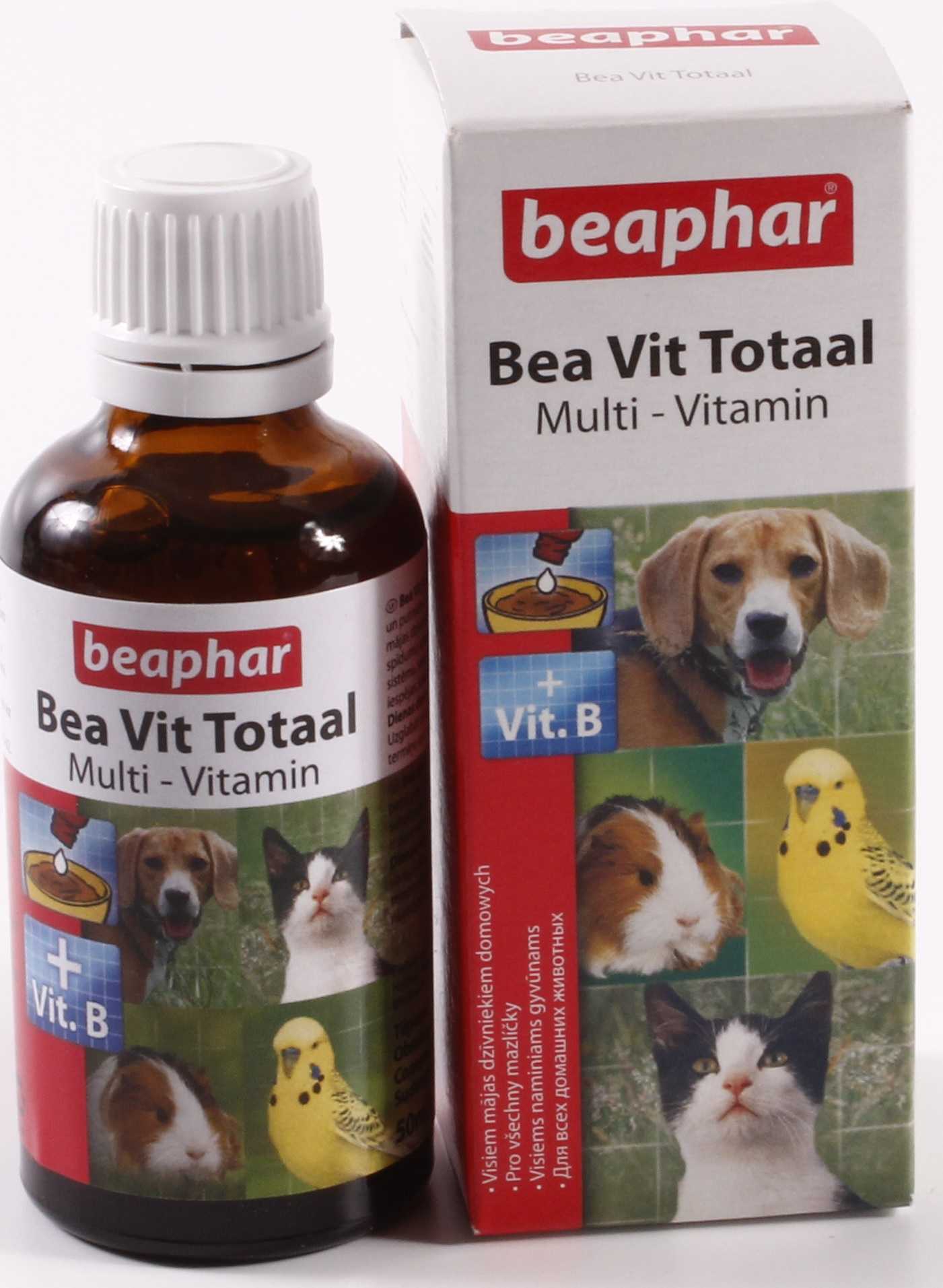 Beaphar (Беафар) Bea Vit Totaal - Комплекс Витаминов для Всех Домашних Животных (капли)