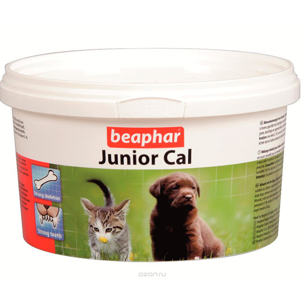 Beaphar (Беафар) Junior Cal- Минеральная смесь для нормализации Обмена Веществ котят и щенков
