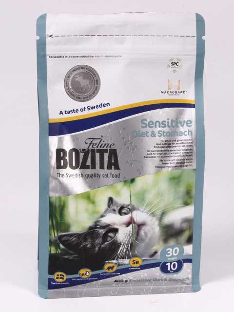 Bozita (Бозита) Funktion Sensitive Diet & Stomach - Корм для кошек с чувствительным Пищеварением