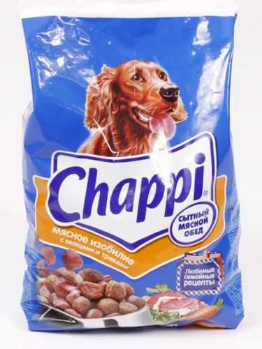 Chappi (Чаппи) - Сухой корм для собак Мясное изобилие с Овощами