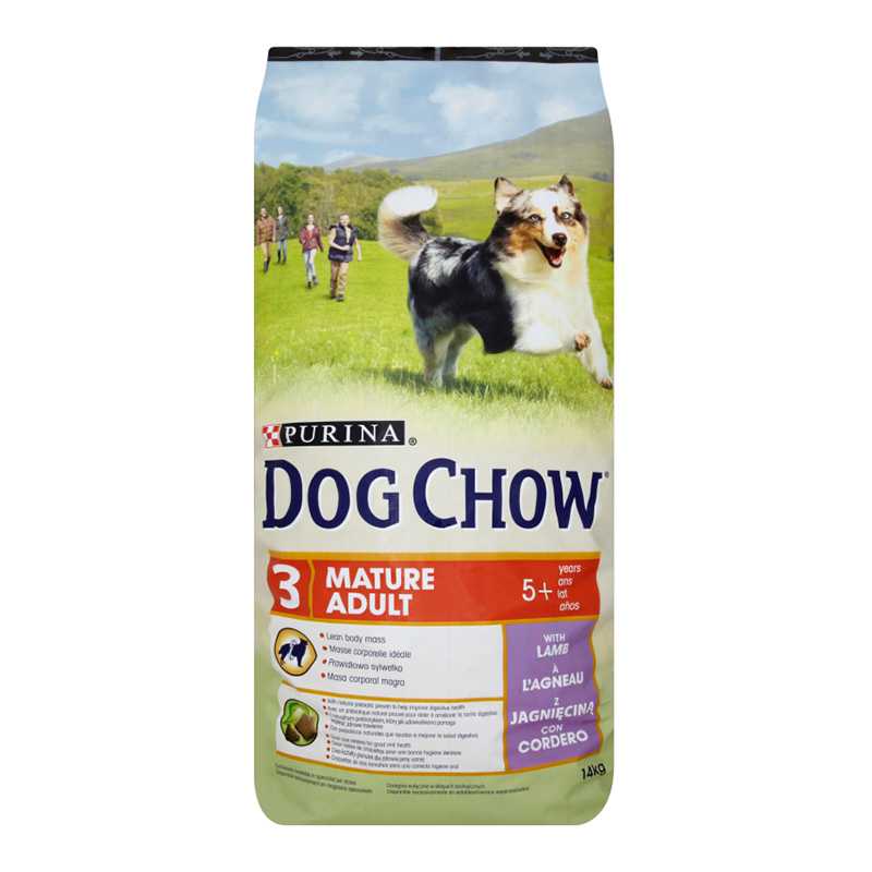 DogChow (Дог Чау) - Корм для собак старше 5 лет с Ягненком