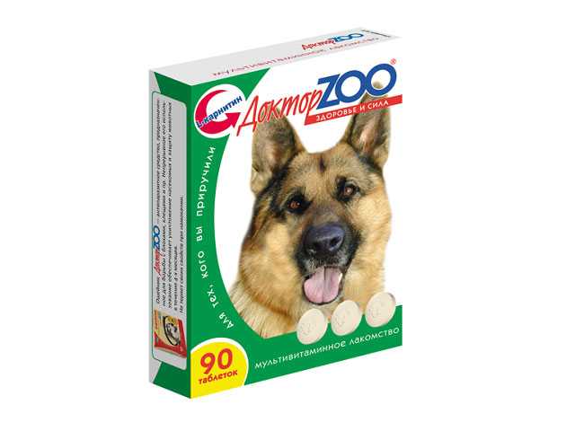 Доктор ZOO - Витамины для Собак, L-Карнитин Здоровье и Красота
