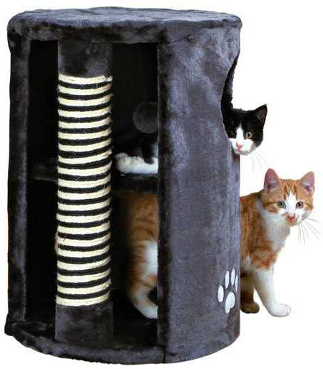 Trixie (Трикси) - Домик для кошки Башня "Dino" с когтеточкой (58 см)