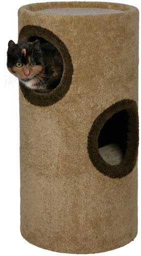 Trixie (Трикси) - Домик для кошки "Башня" ковровое покрытие (бежево-коричневый, 70 см)