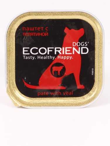 Ecofriend (Экофренд) - Паштет с Телятиной для собак