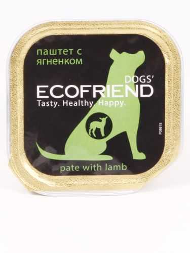 Ecofriend (Экофренд) - Паштет с Ягнёнком для собак