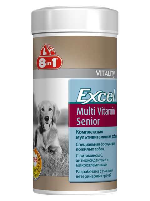 8in1 (8в1) Excel Senior - Мультивитамины для пожилых собак