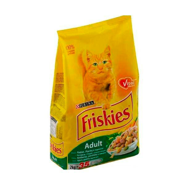 Friskies (Фрискис) Adult - Корм для кошек с Кроликом и Овощами