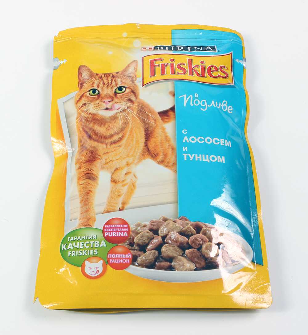 Friskies (Фрискис) Adult - Корм для кошек с Лососем и Тунцом в Подливе
